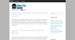 Desktop Screenshot of hecticgeek.com