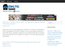 Tablet Screenshot of hecticgeek.com